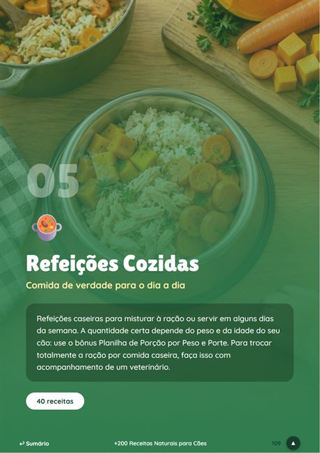 Módulo Refeições Cozidas