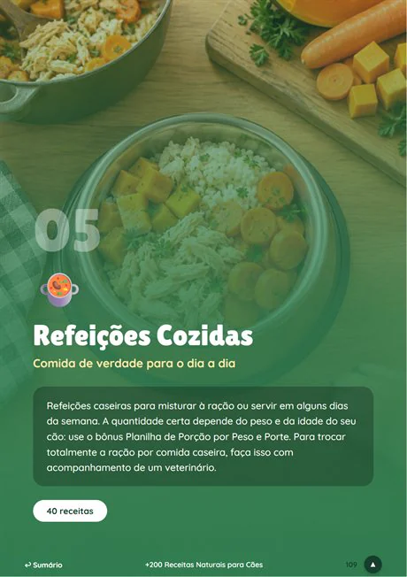 Módulo Refeições Cozidas