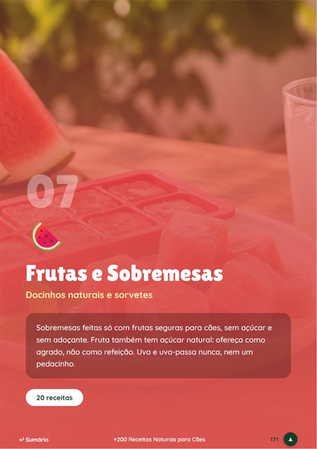 Módulo Frutas e Sobremesas