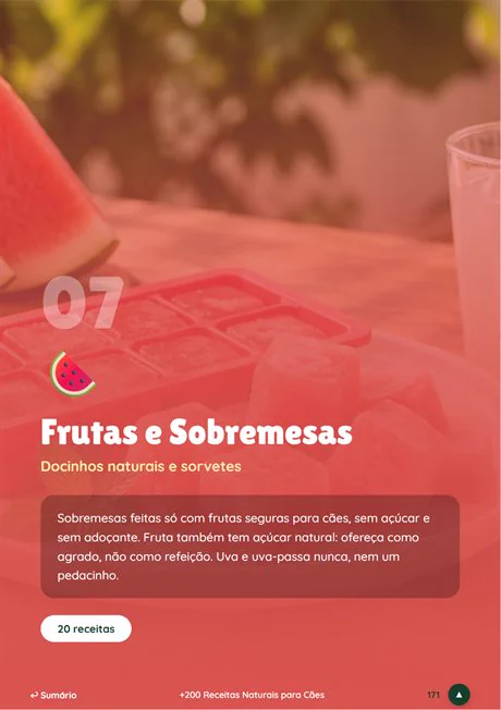 Módulo Frutas e Sobremesas