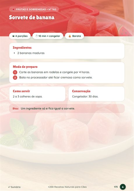 Sorvete de banana