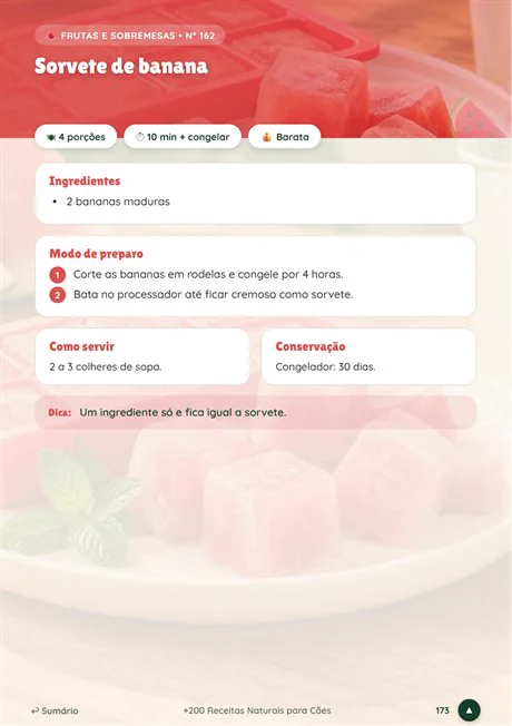 Sorvete de banana